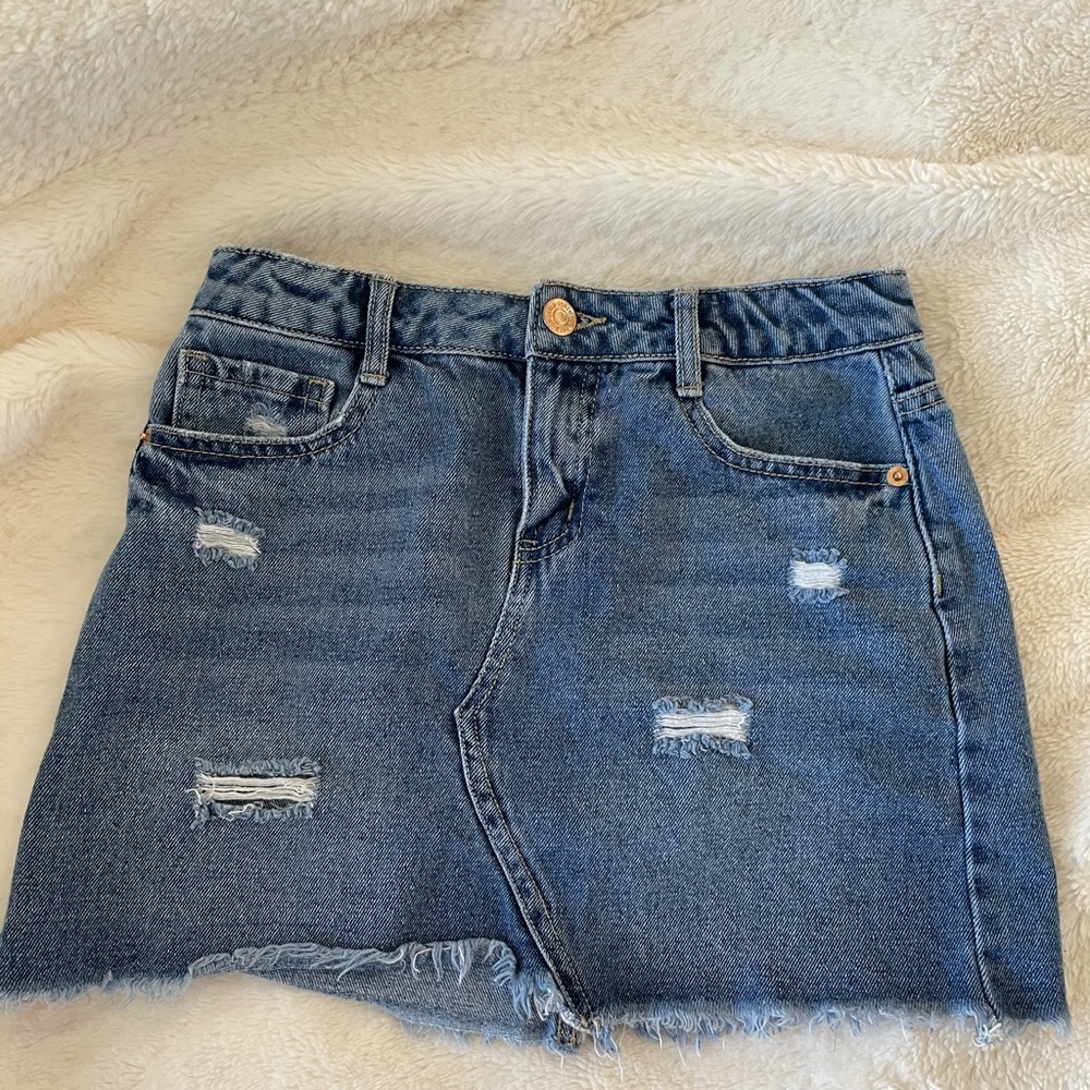 jean skirt- girls (used)